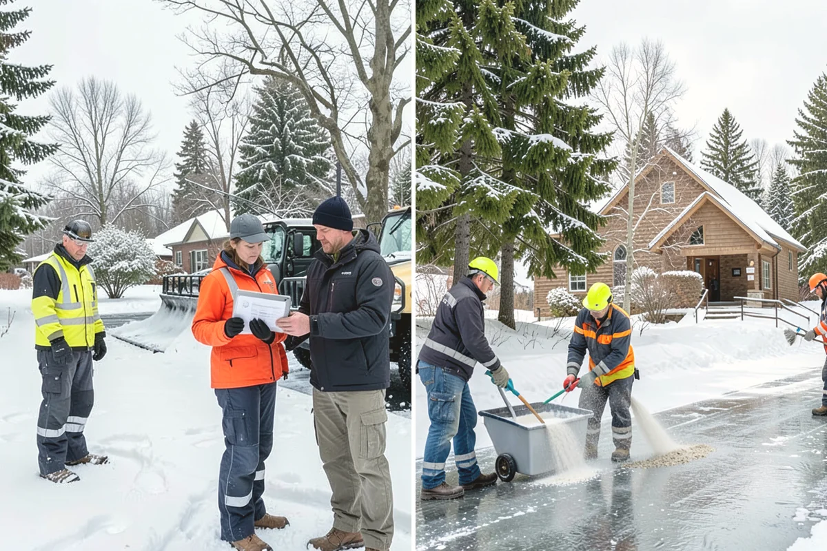 Condo Snow Removal in Mercer Island, King County, WA - Review the association's common and shared areas
