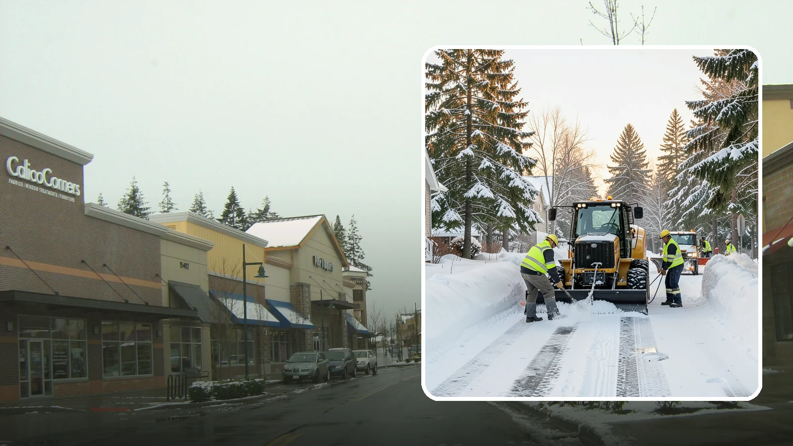 Condo Snow Removal in Mill Creek, Snohomish County, WA - We provide reliable snow clearing for condominium properties, from shared drives to individual unit entries.