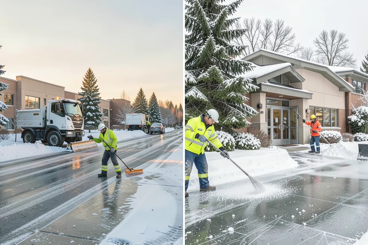 Condo Snow Removal in Mill Creek, Snohomish County, WA - Review the association's common and shared areas
