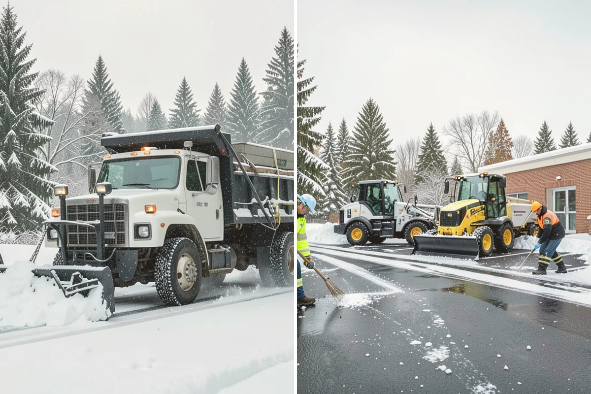 Condo Snow Removal in Milton, King County, WA - Review the association's common and shared areas