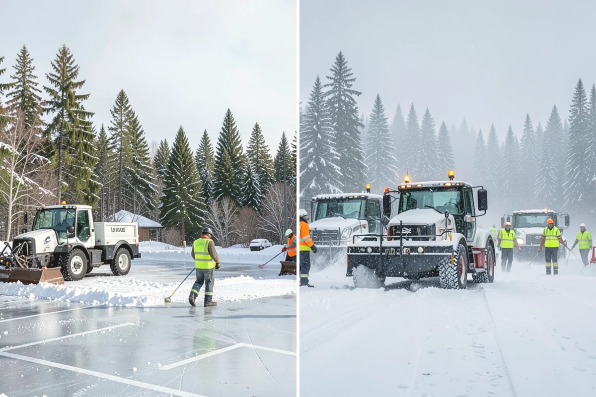 Condo Snow Removal in Monroe, Snohomish County, WA - Review the association's common and shared areas