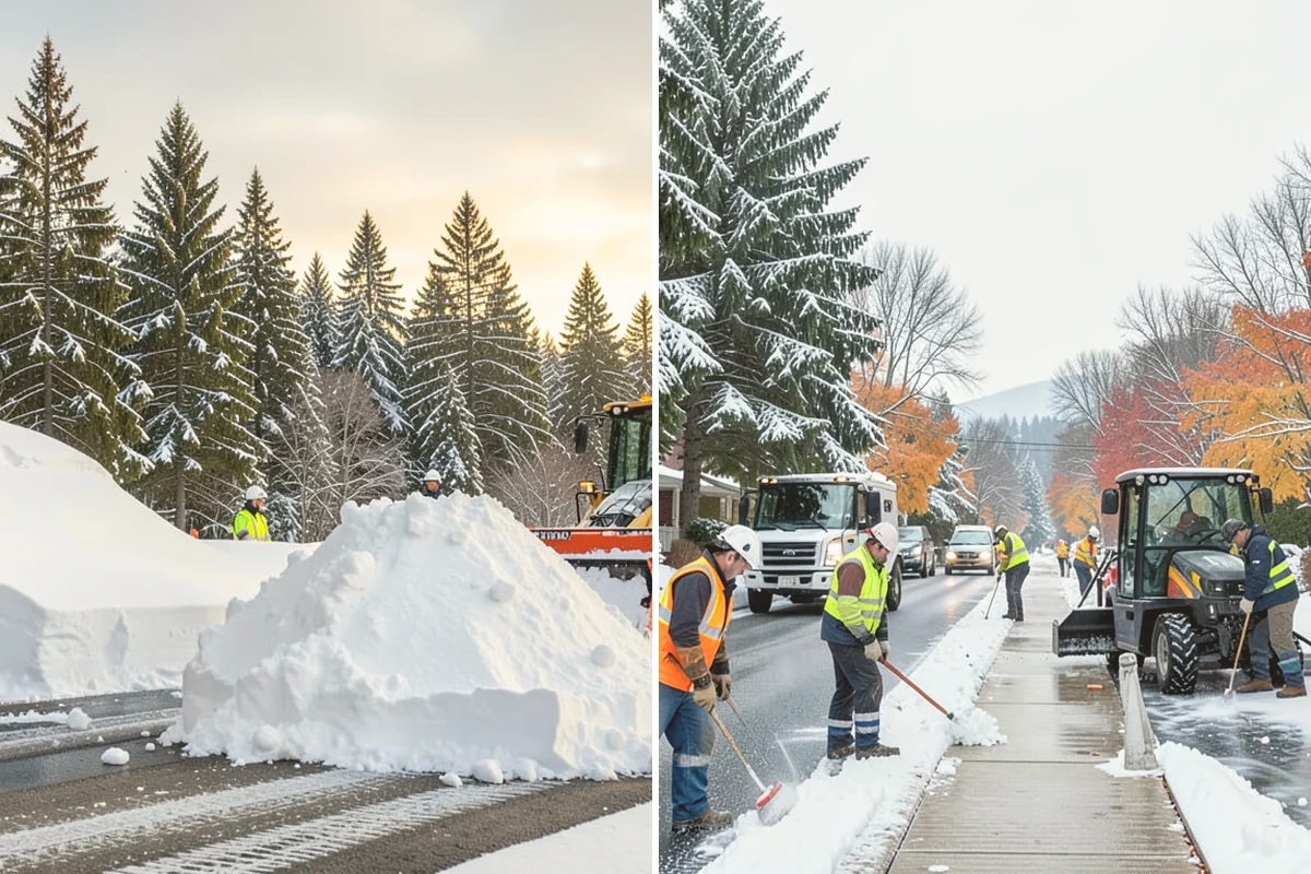 Condo Snow Removal in Mount Vernon, Skagit County, WA - Review the association's common and shared areas