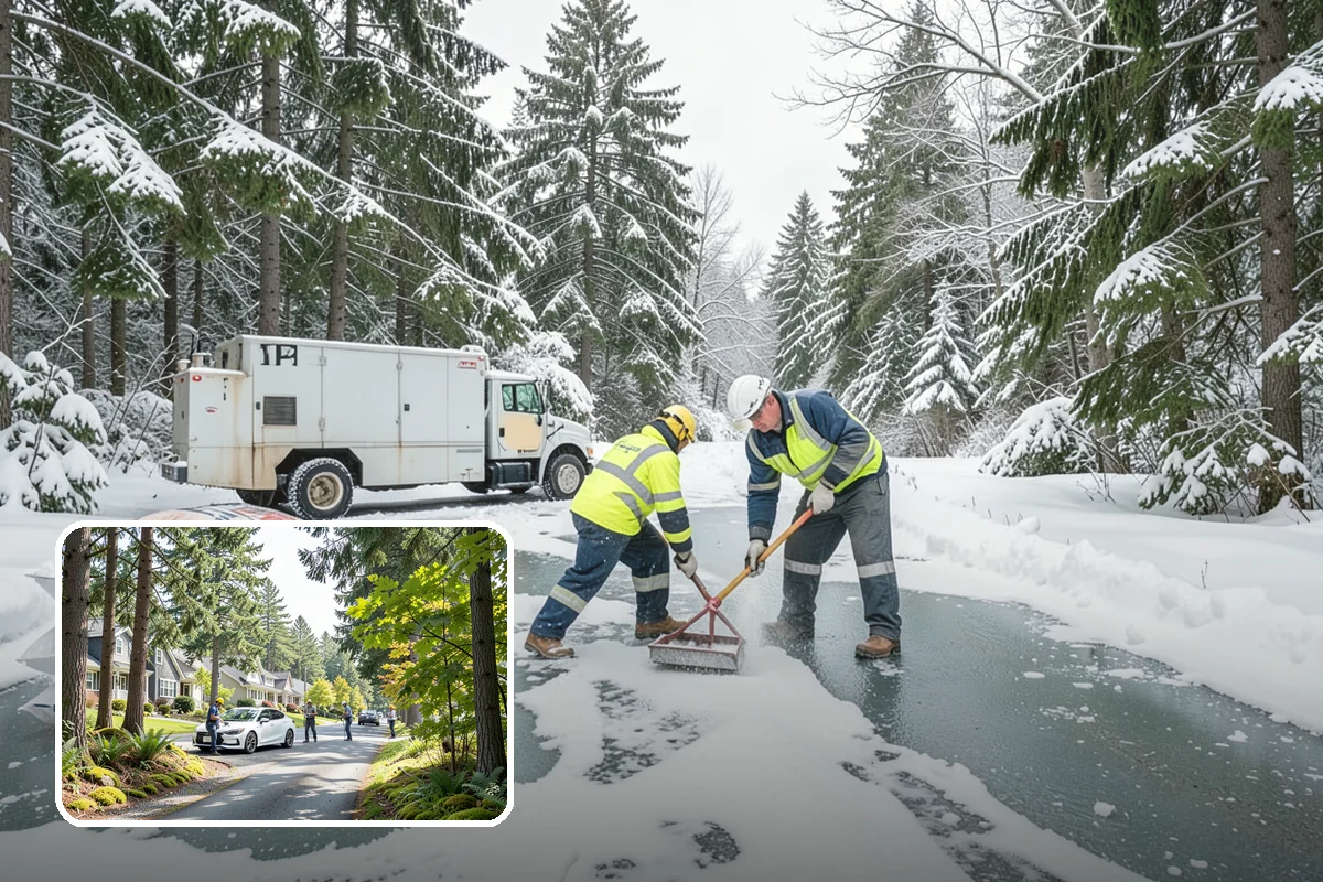 Condo Snow Removal in Normandy Park, King County, WA - Clear common drives and guest parking