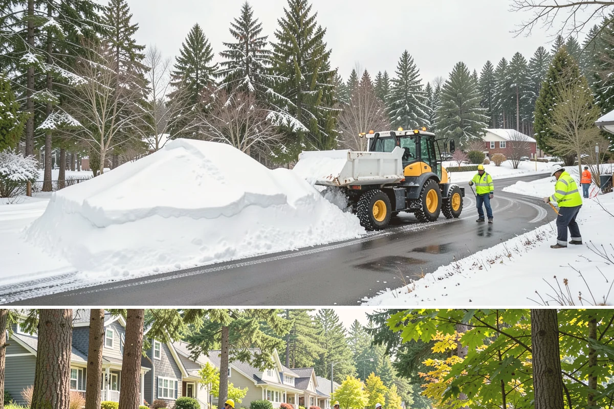 Condo Snow Removal in Normandy Park, King County, WA - Condominium clearing is most active during the core snow months of December to February.