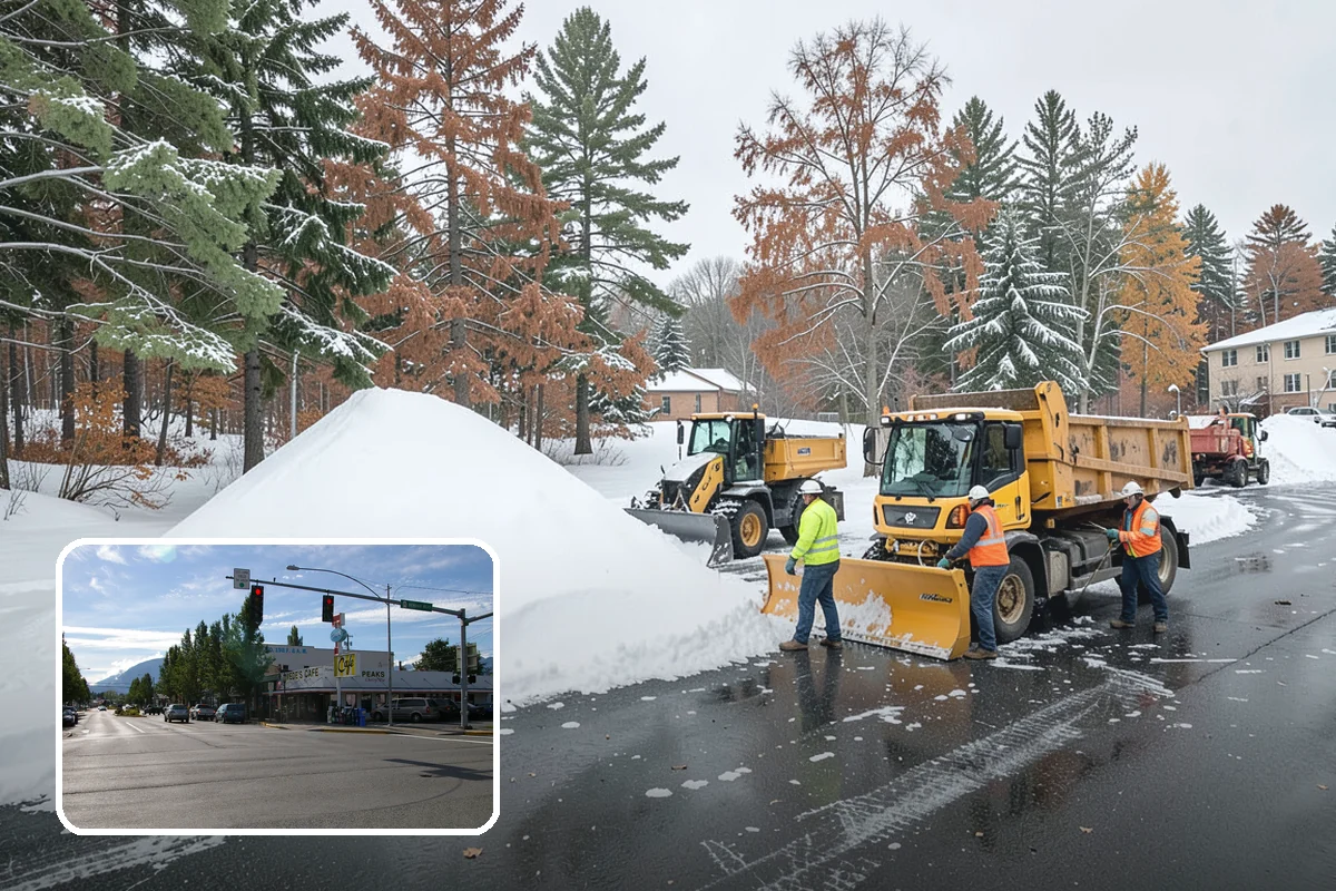 Condo Snow Removal in North Bend, King County, WA - Clear common drives and guest parking