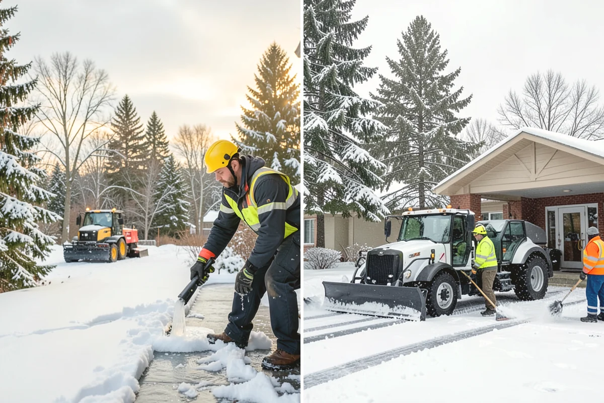 Condo Snow Removal in North Bend, King County, WA - Review the association's common and shared areas