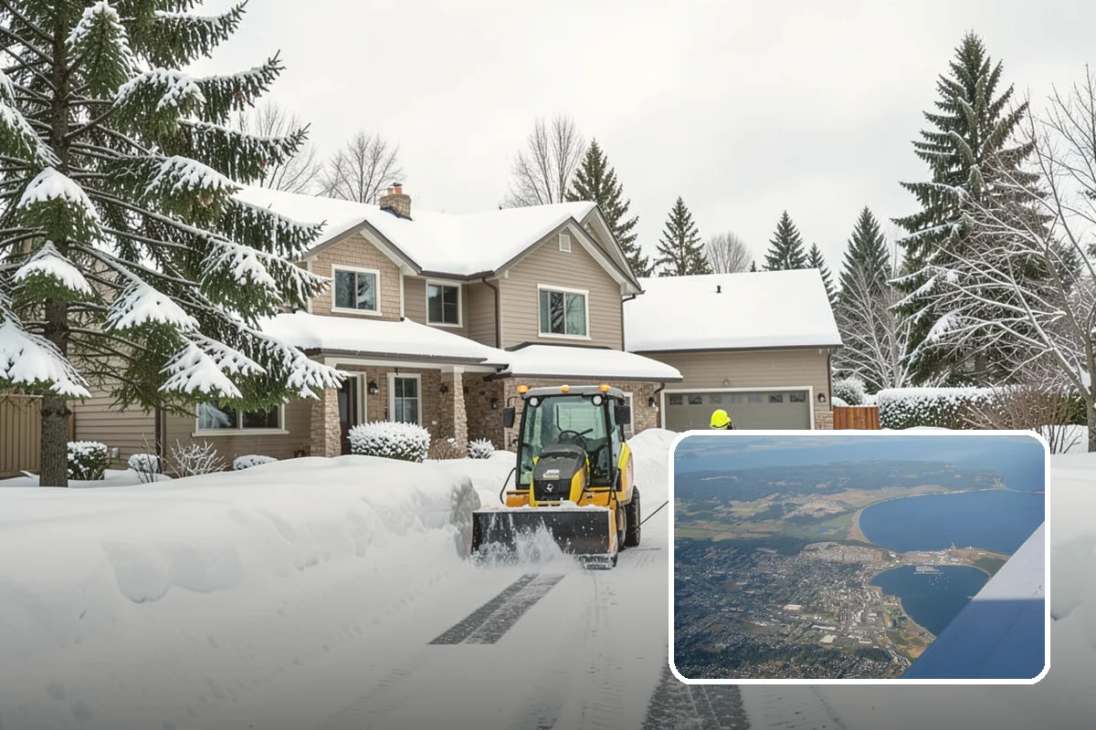 Condo Snow Removal in Oak Harbor, Island County, WA - Clear common drives and guest parking