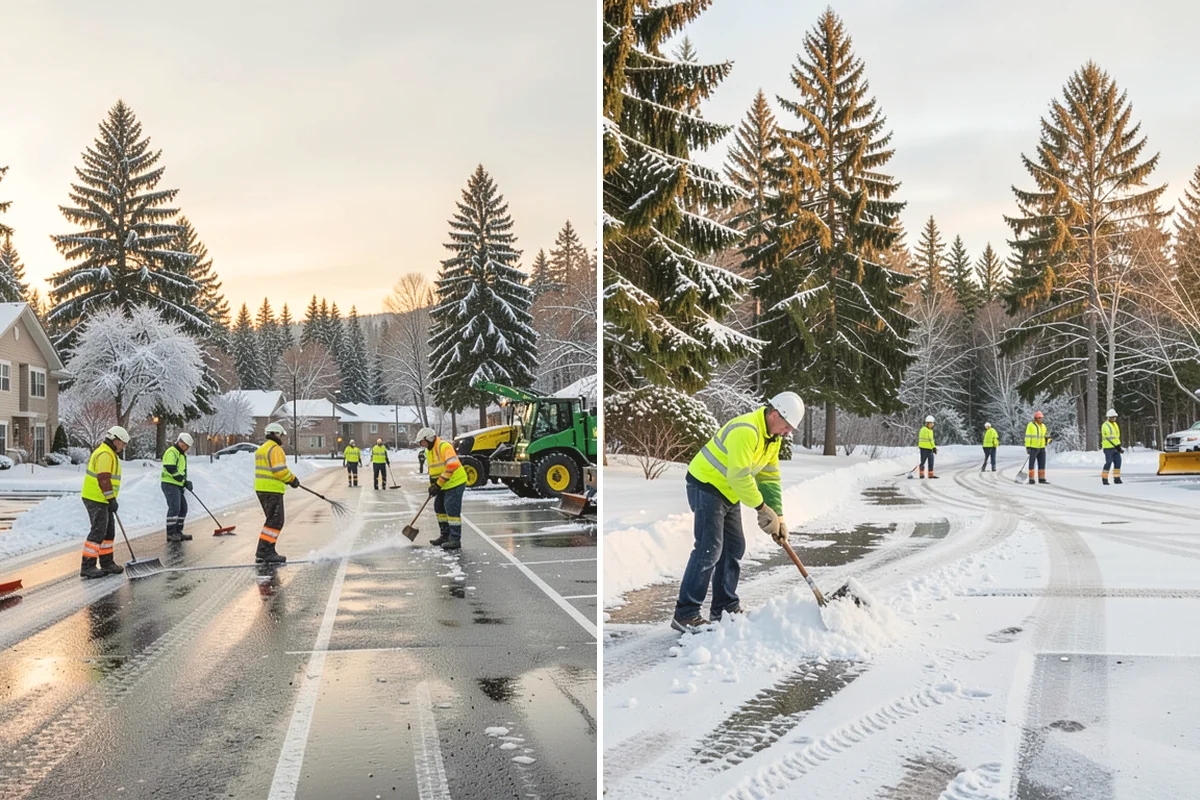 Condo Snow Removal in Oak Harbor, Island County, WA - Review the association's common and shared areas