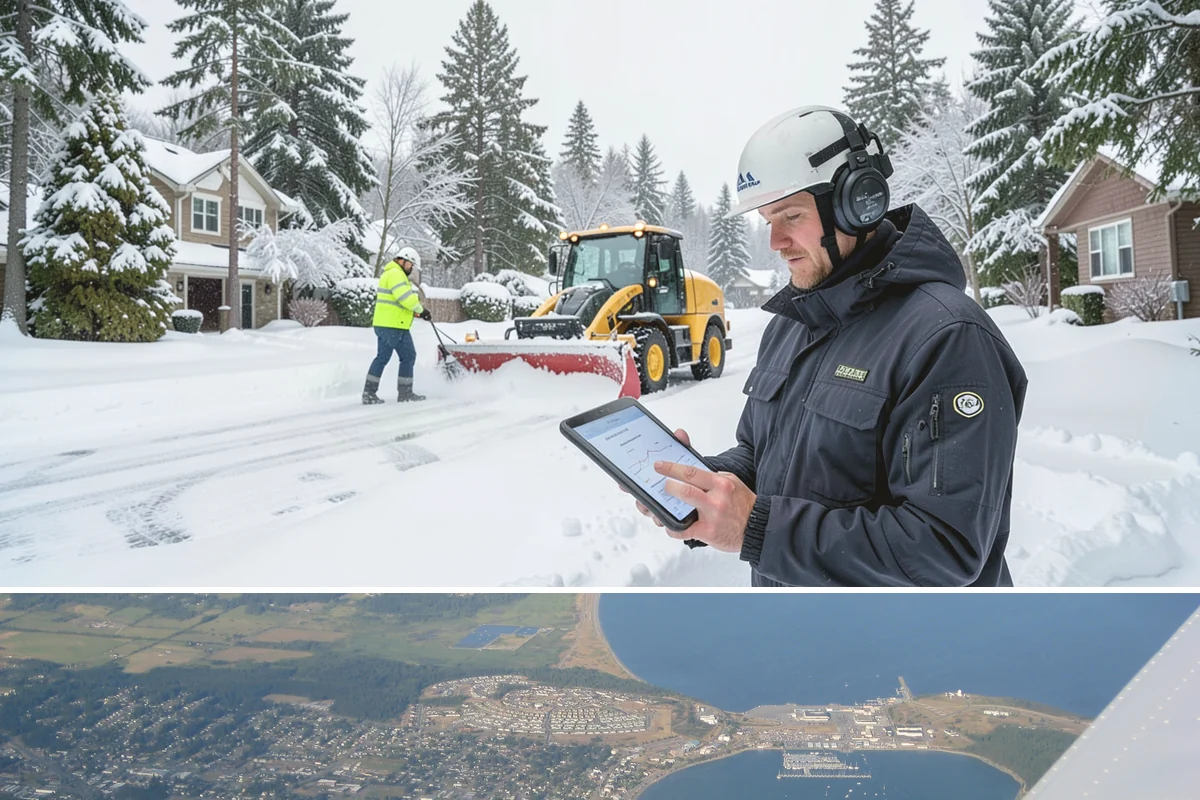 Condo Snow Removal in Oak Harbor, Island County, WA - Condominium clearing is most active during the core snow months of December to February.