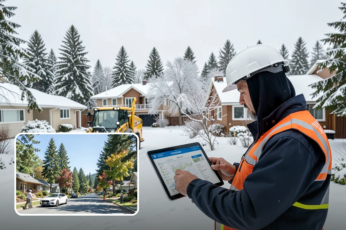 Condo Snow Removal in Orting, Pierce County, WA - Clear common drives and guest parking