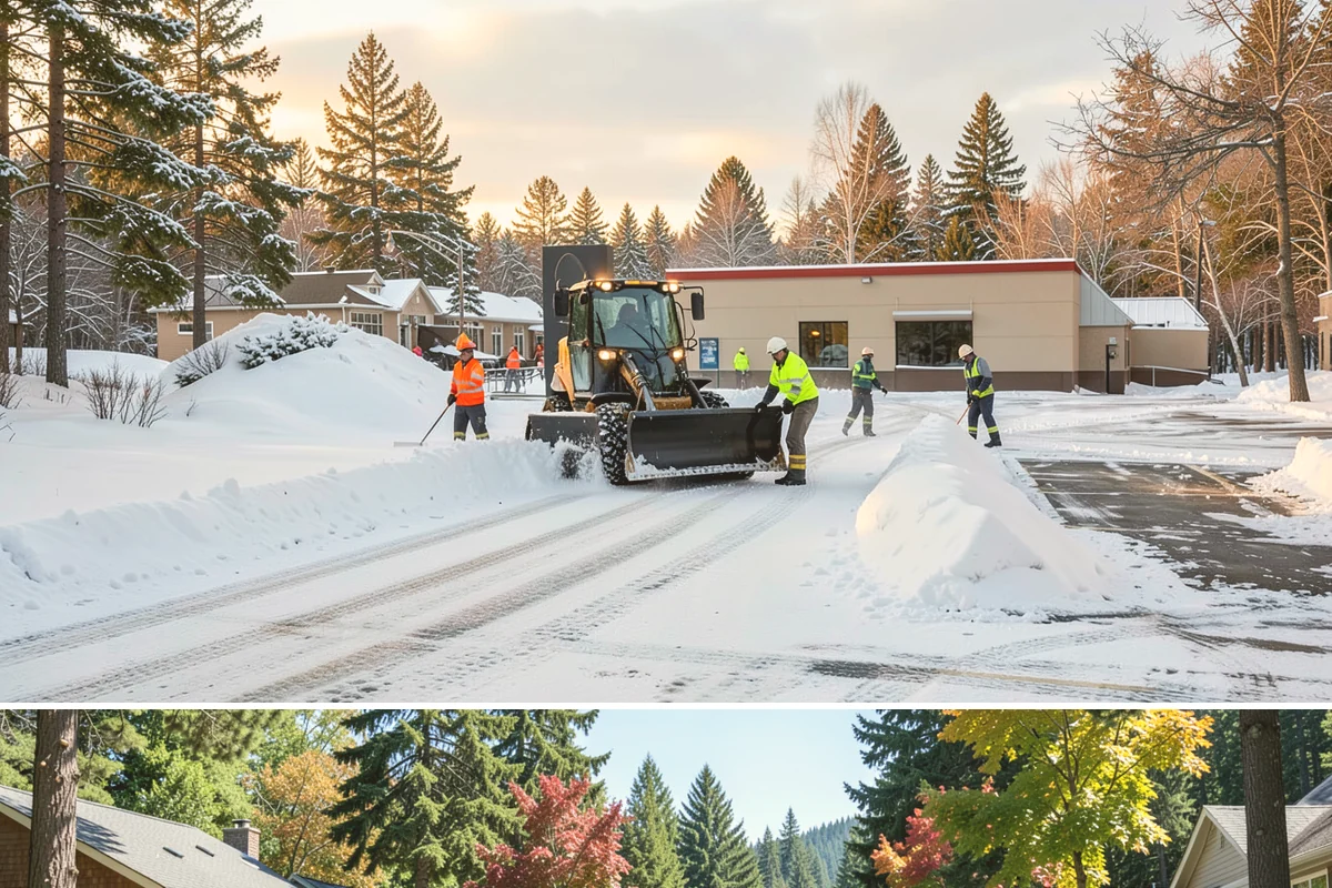 Condo Snow Removal in Orting, Pierce County, WA - Condominium clearing is most active during the core snow months of December to February.