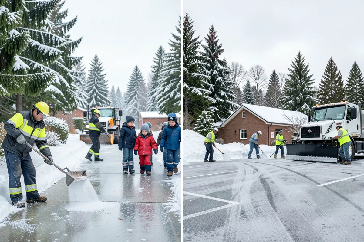 Condo Snow Removal in Pacific, King County, WA - Review the association's common and shared areas