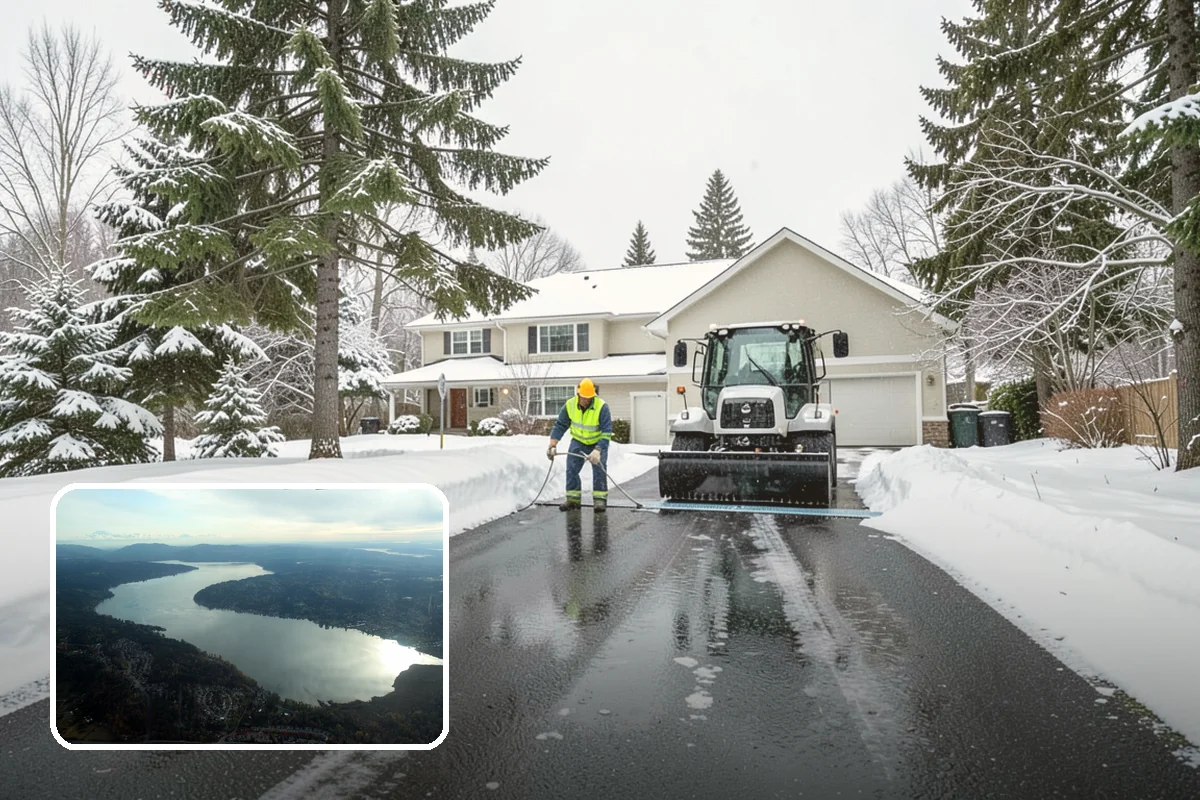 Condo Snow Removal in Sammamish, King County, WA - Clear common drives and guest parking