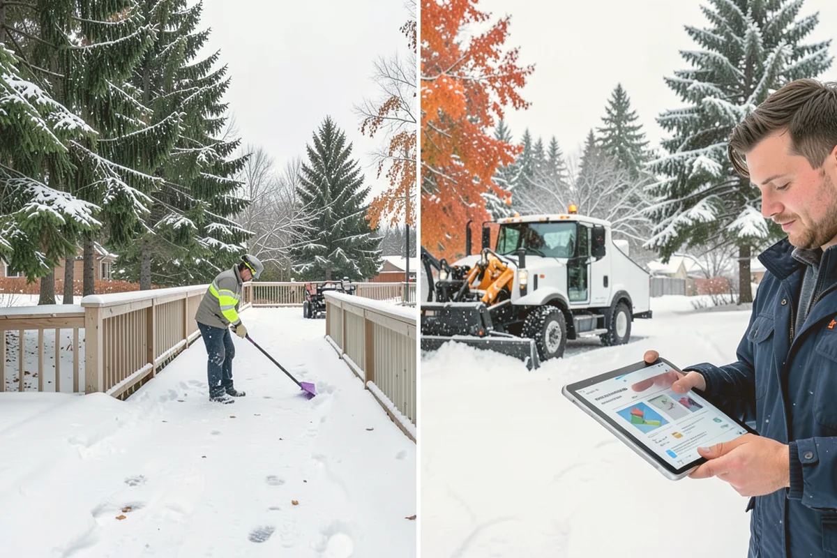Condo Snow Removal in Sammamish, King County, WA - Review the association's common and shared areas