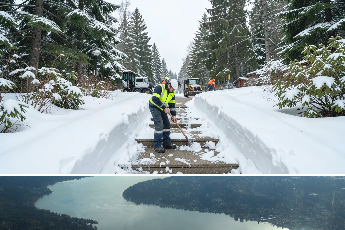 Condo Snow Removal in Sammamish, King County, WA - Condominium clearing is most active during the core snow months of December to February.