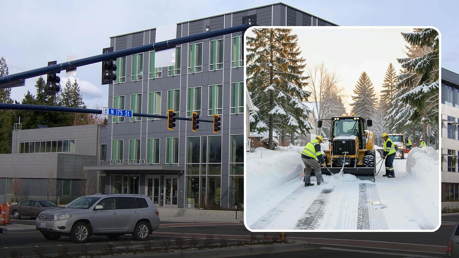 Condo Snow Removal in Shoreline, King County, WA - We provide reliable snow clearing for condominium properties, from shared drives to individual unit entries.