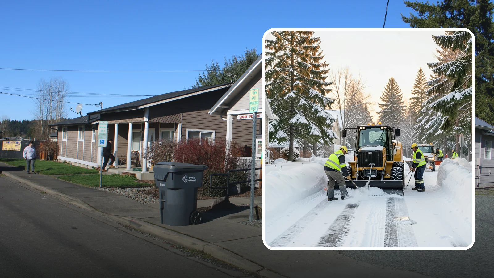 Condo Snow Removal in South Prairie, Pierce County, WA - We provide reliable snow clearing for condominium properties, from shared drives to individual unit entries.