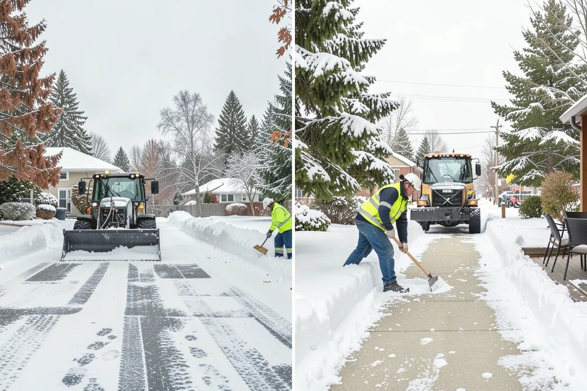 Condo Snow Removal in Steilacoom, Pierce County, WA - Review the association's common and shared areas