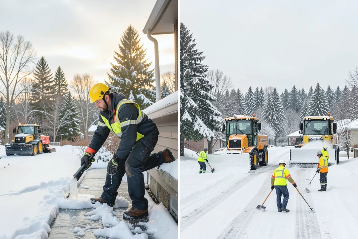 Condo Snow Removal in Sumner, Pierce County, WA - Review the association's common and shared areas