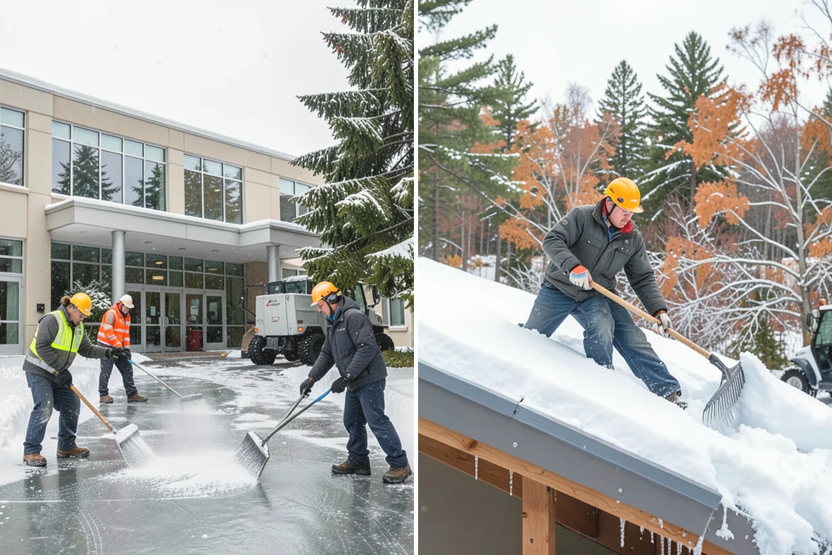 Condo Snow Removal in University Place, Pierce County, WA - Review the association's common and shared areas