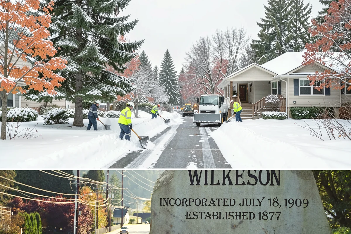 Condo Snow Removal in Wilkeson, Pierce County, WA - Condominium clearing is most active during the core snow months of December to February.