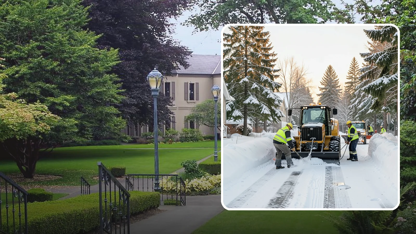 Condo Snow Removal in Woodinville, King County, WA - We provide reliable snow clearing for condominium properties, from shared drives to individual unit entries.