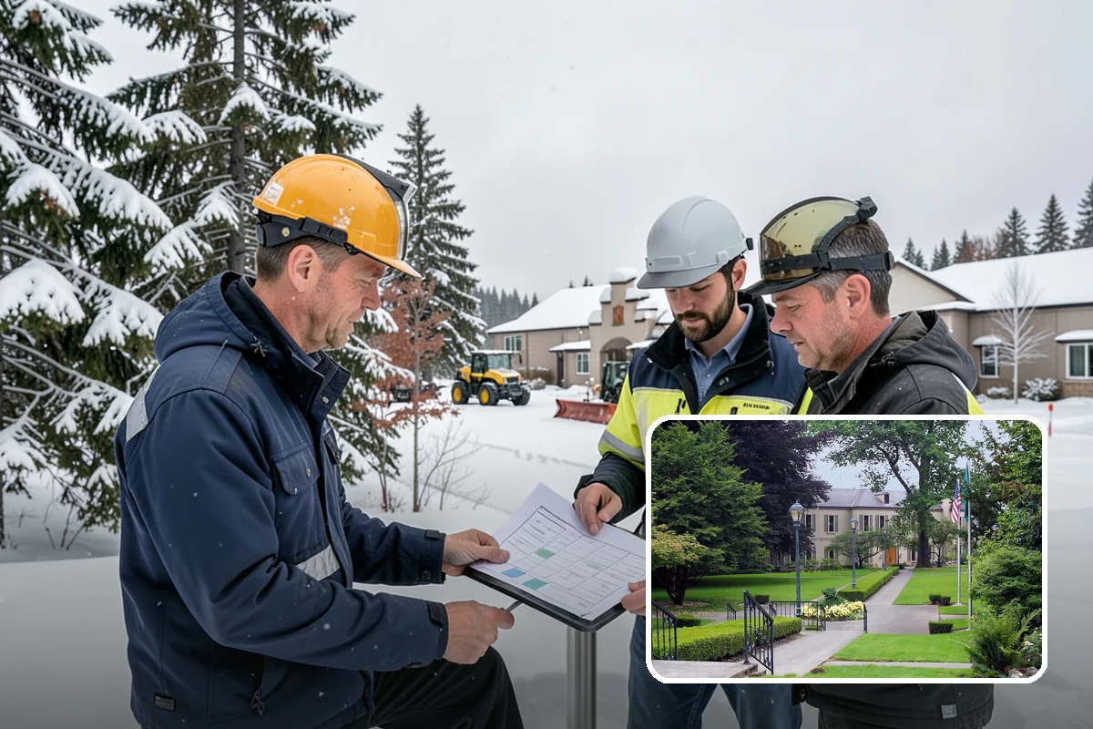 Condo Snow Removal in Woodinville, King County, WA - Clear common drives and guest parking