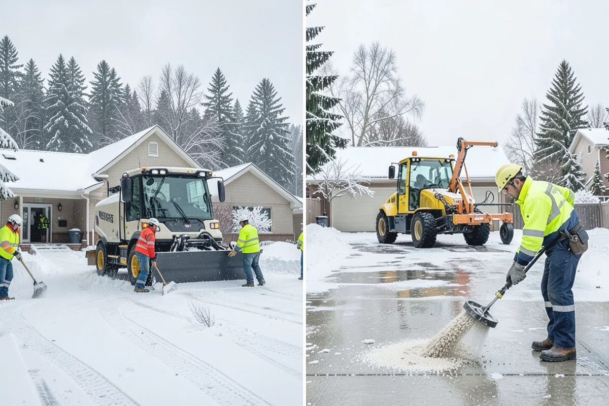 Condo Snow Removal in Woodinville, King County, WA - Review the association's common and shared areas