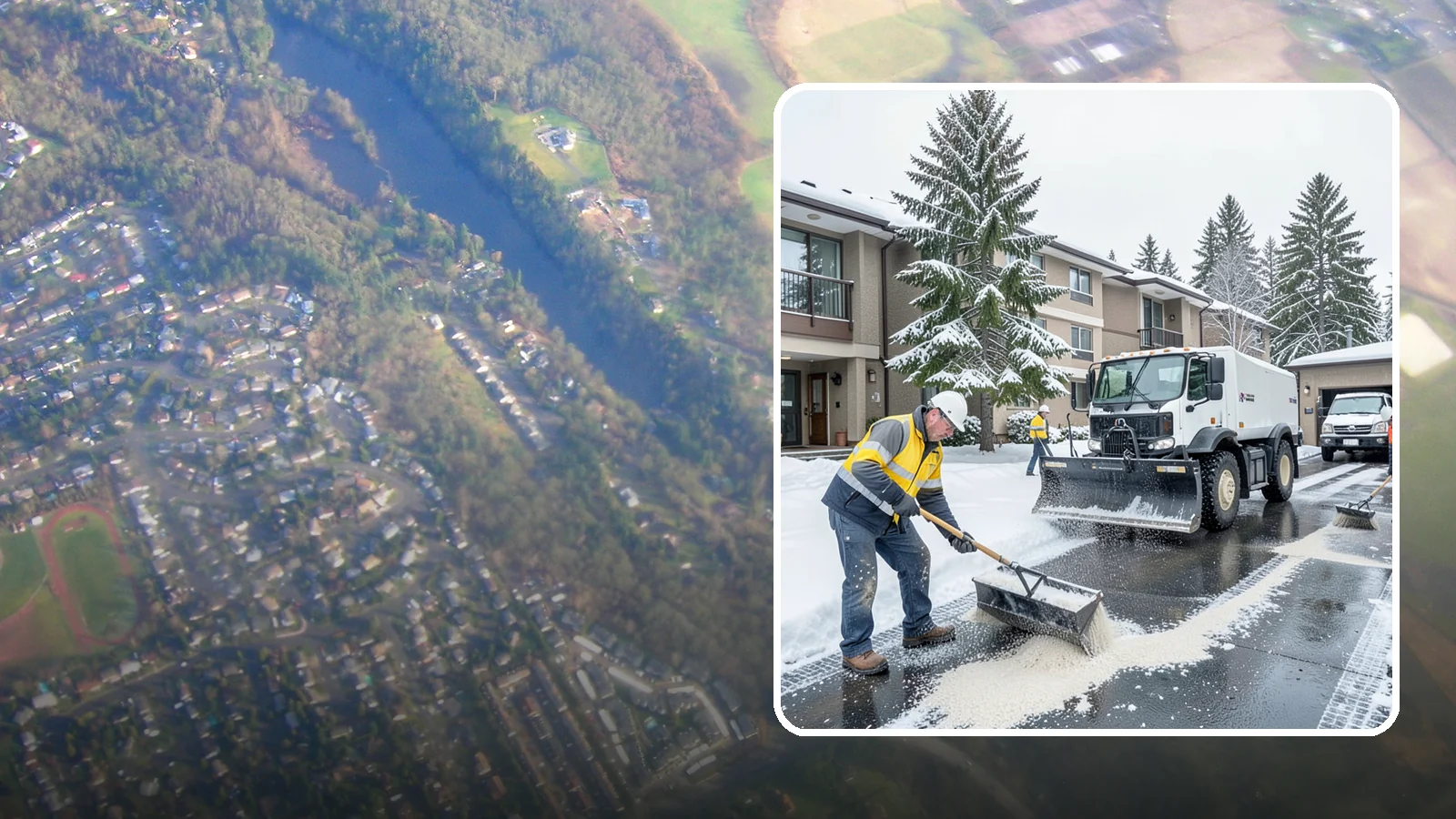 Condominium Deicing in Algona, King County, WA - Deicing built for condominium properties, focused on entry lobbies, garage ramps, and shared walks where owner and visitor...