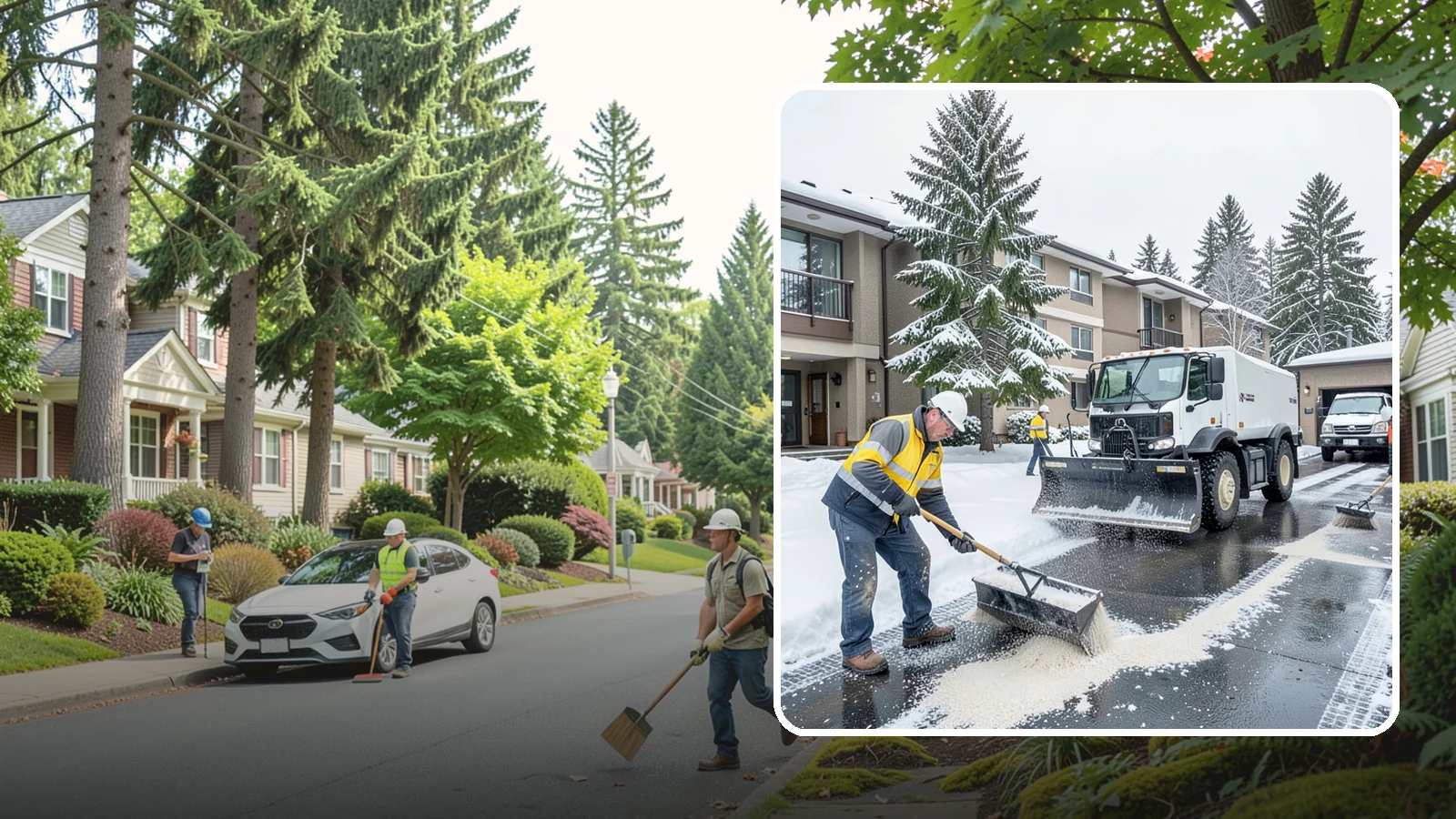 Condominium Deicing in Beaux Arts Village, King County, WA - Deicing built for condominium properties, focused on entry lobbies, garage ramps, and shared walks where owner and visitor...