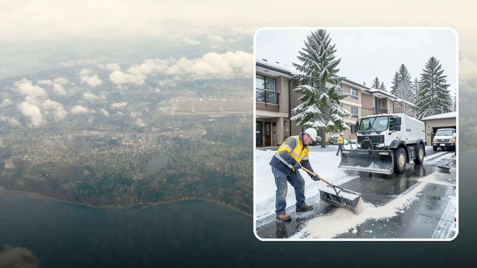 Condominium Deicing in Burien, King County, WA - Deicing built for condominium properties, focused on entry lobbies, garage ramps, and shared walks where owner and visitor...