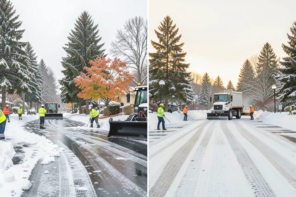 Condominium Deicing in Burien, King County, WA - Identify main entrances, ramp thresholds, and shared walk segments