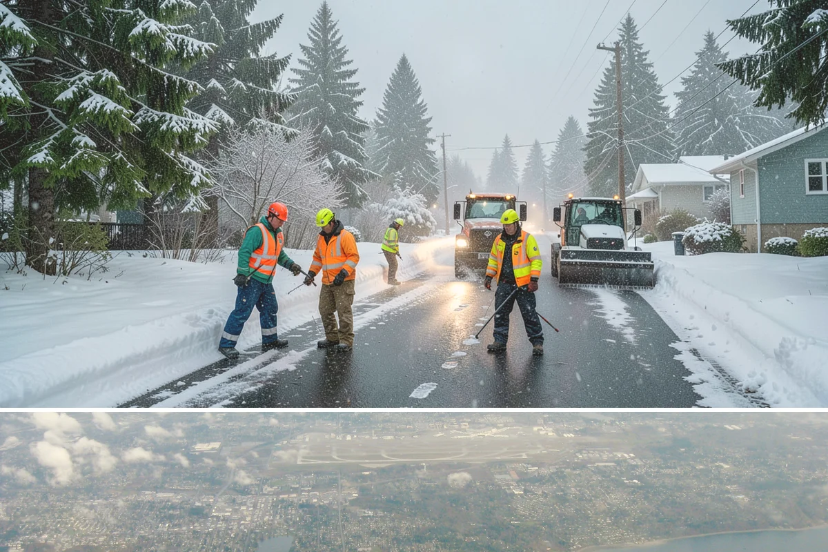 Condominium Deicing in Burien, King County, WA - The program runs across the heart of winter, intensifying whenever a cold front stalls over the lowlands and drives repeated...