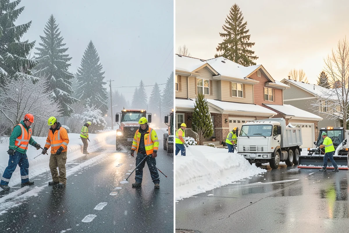 Condominium Deicing in Burlington, Skagit County, WA - Identify main entrances, ramp thresholds, and shared walk segments