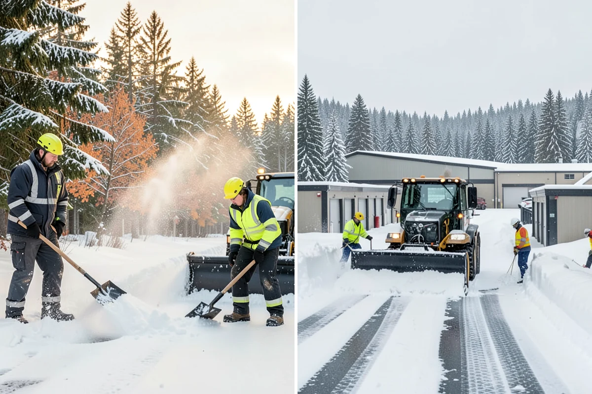 Condominium Deicing in Clyde Hill, King County, WA - Identify main entrances, ramp thresholds, and shared walk segments
