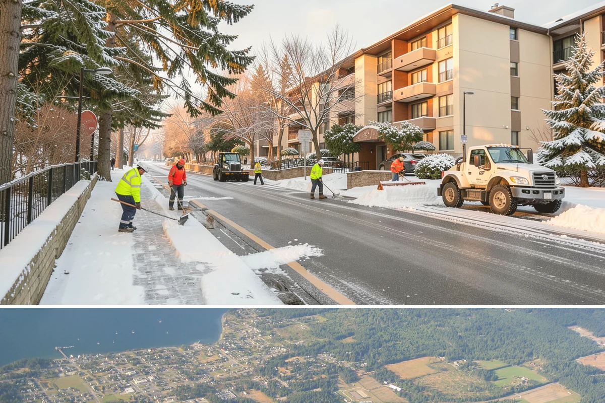 Condominium Deicing in Coupeville, Island County, WA - The program runs across the heart of winter, intensifying whenever a cold front stalls over the lowlands and drives repeated...
