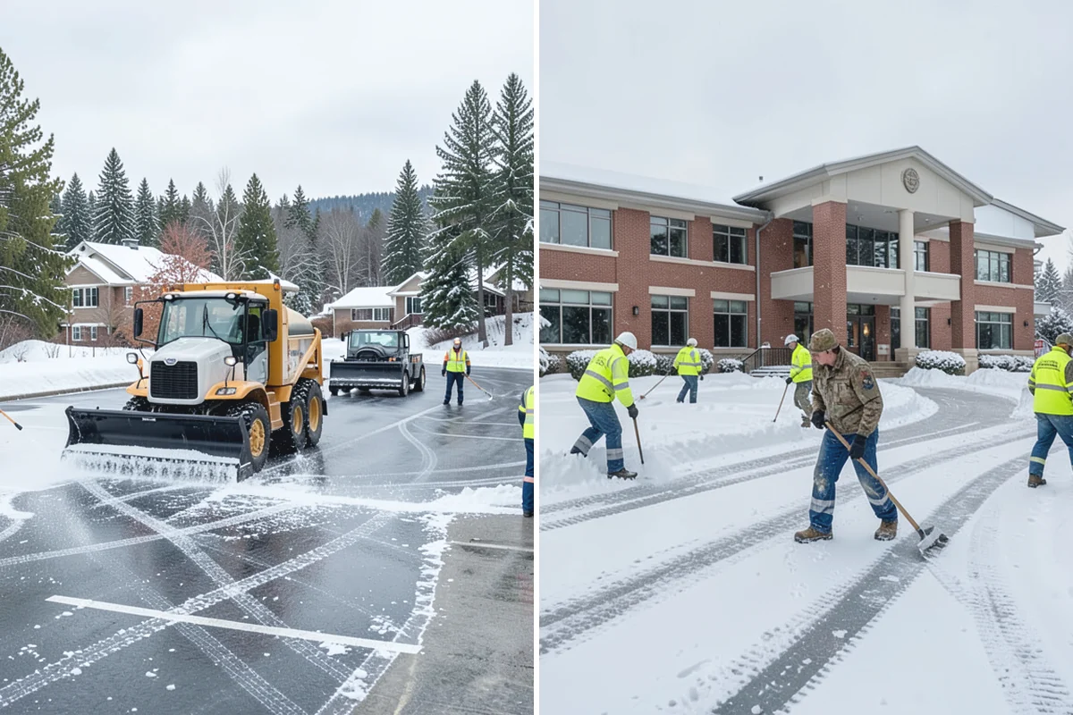 Condominium Deicing in Darrington, Snohomish County, WA - Identify main entrances, ramp thresholds, and shared walk segments