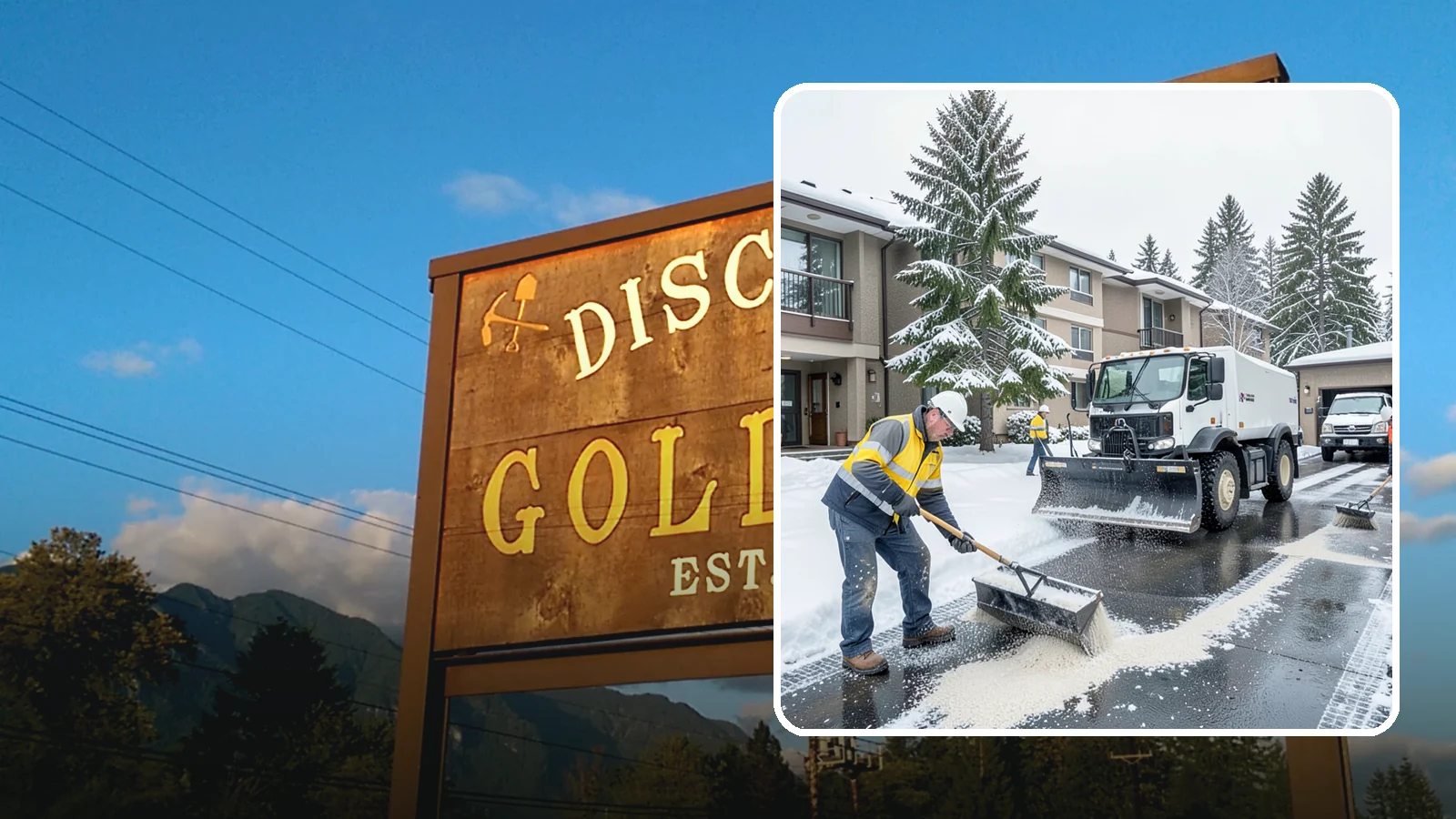 Condominium Deicing in Gold Bar, Snohomish County, WA - Deicing built for condominium properties, focused on entry lobbies, garage ramps, and shared walks where owner and visitor...