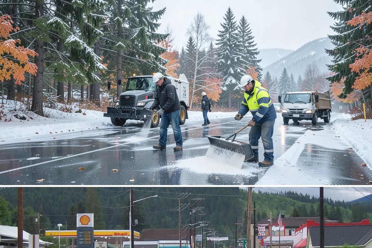 Condominium Deicing in Granite Falls, Snohomish County, WA - The program runs across the heart of winter, intensifying whenever a cold front stalls over the lowlands and drives repeated...