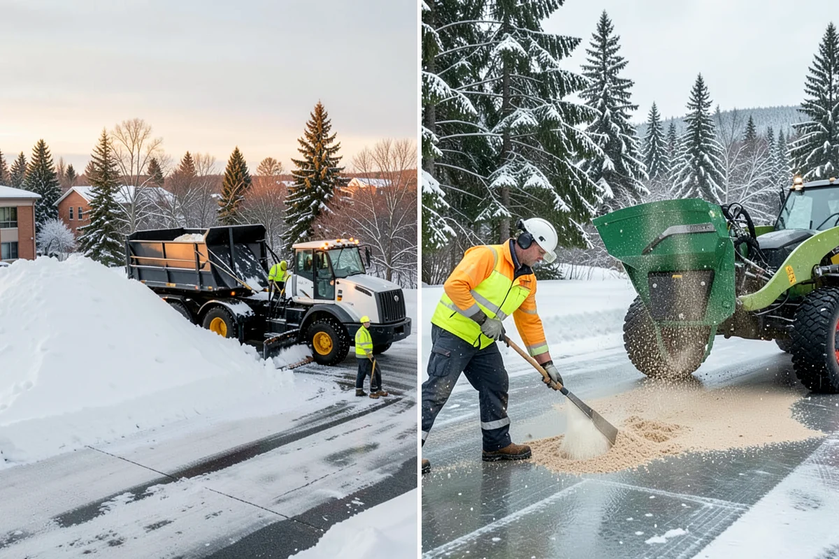 Condominium Deicing in Hunts Point, King County, WA - Identify main entrances, ramp thresholds, and shared walk segments