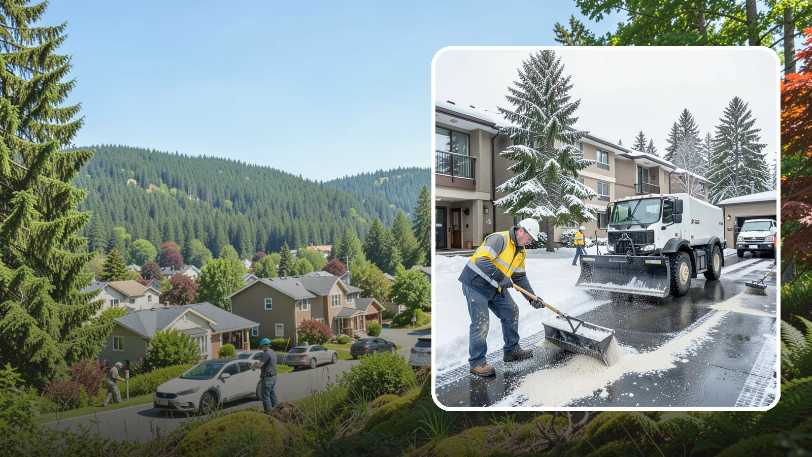 Condominium Deicing in Index, Snohomish County, WA - Deicing built for condominium properties, focused on entry lobbies, garage ramps, and shared walks where owner and visitor...