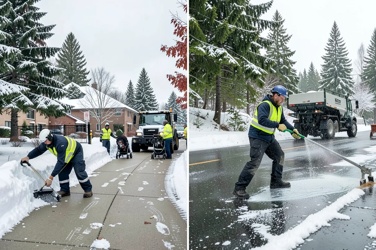 Condominium Deicing in Kenmore, King County, WA - Identify main entrances, ramp thresholds, and shared walk segments