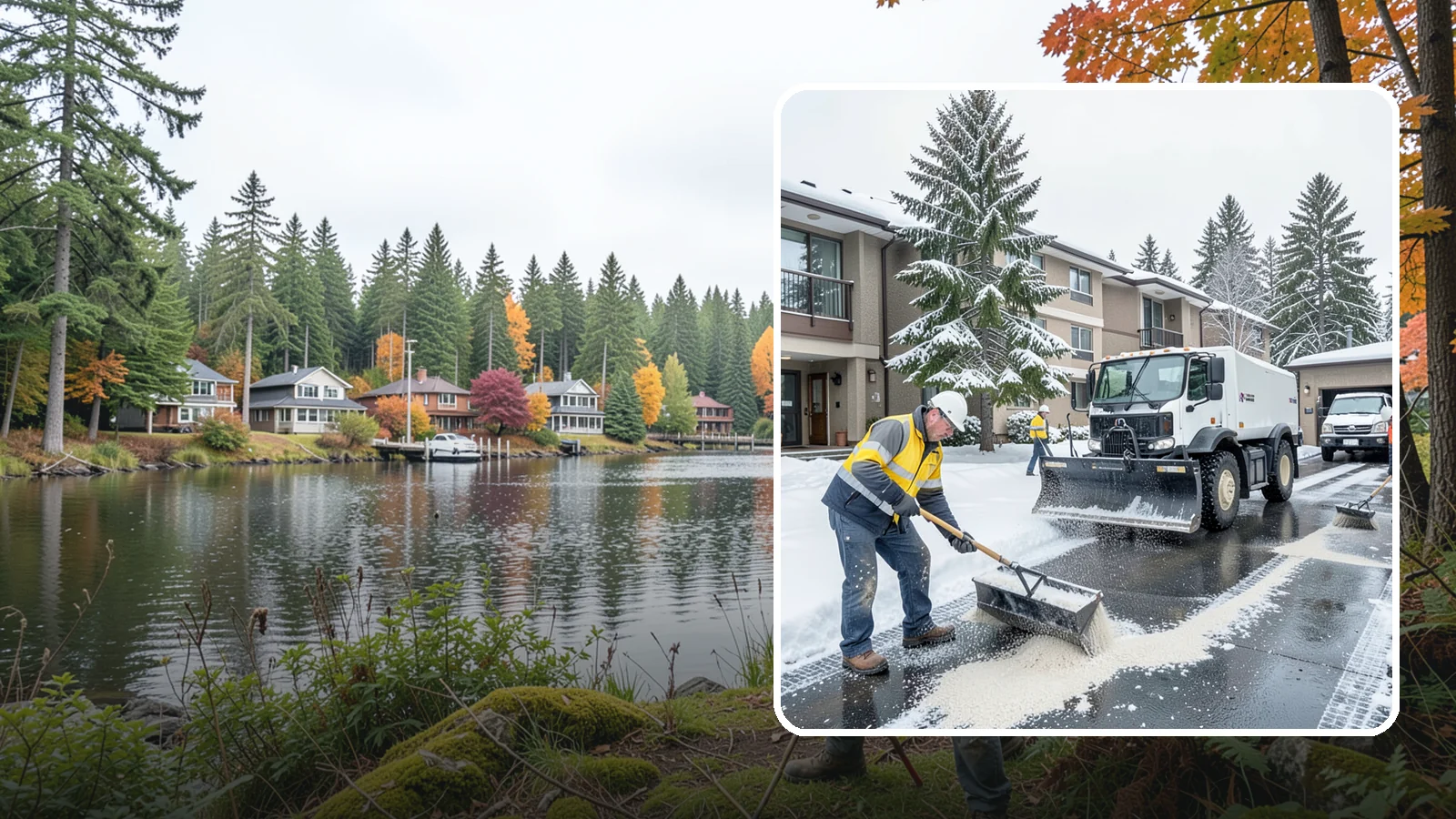 Condominium Deicing in La Conner, Skagit County, WA - Deicing built for condominium properties, focused on entry lobbies, garage ramps, and shared walks where owner and visitor...