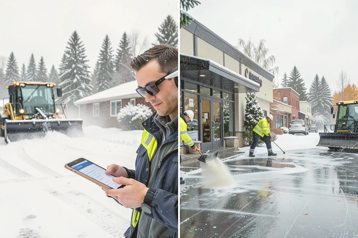 Condominium Deicing in Lynnwood, Snohomish County, WA - Identify main entrances, ramp thresholds, and shared walk segments