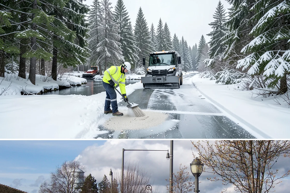 Condominium Deicing in Marysville, Snohomish County, WA - The program runs across the heart of winter, intensifying whenever a cold front stalls over the lowlands and drives repeated...