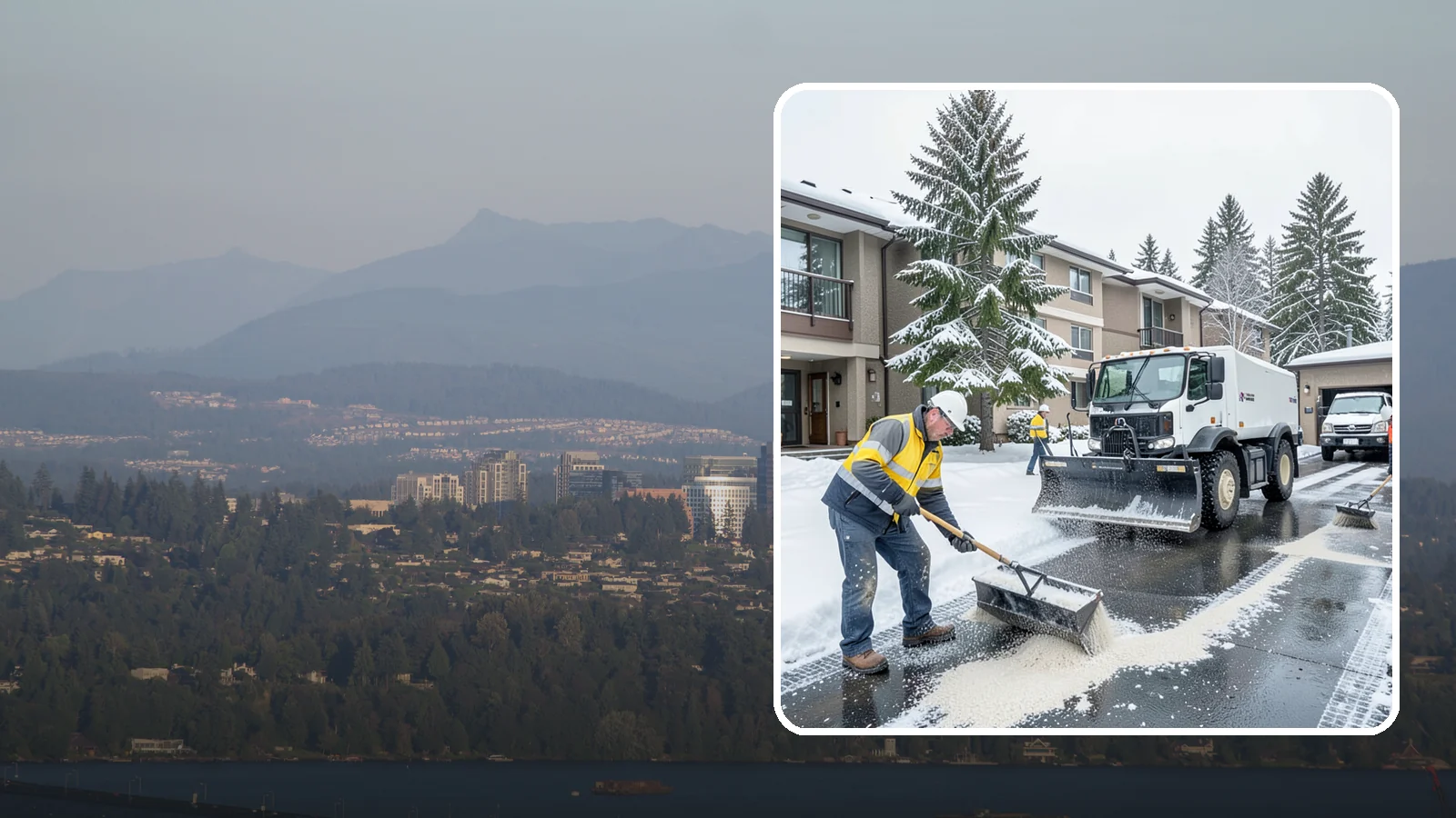 Condominium Deicing in Medina, King County, WA - Deicing built for condominium properties, focused on entry lobbies, garage ramps, and shared walks where owner and visitor...