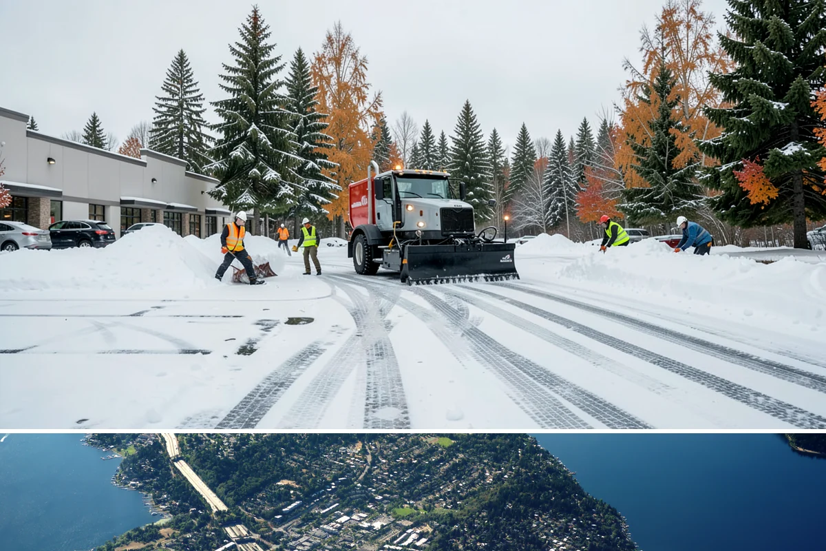 Condominium Deicing in Mercer Island, King County, WA - The program runs across the heart of winter, intensifying whenever a cold front stalls over the lowlands and drives repeated...