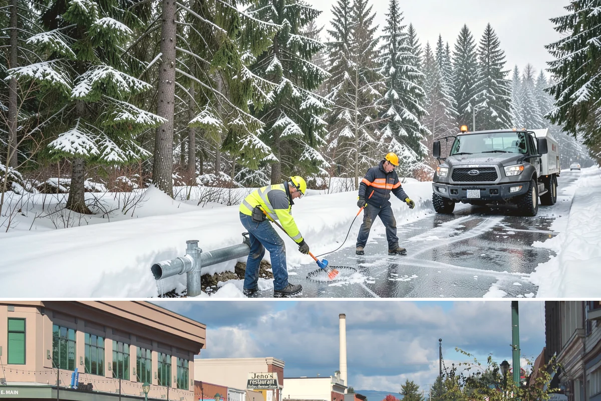 Condominium Deicing in Monroe, Snohomish County, WA - The program runs across the heart of winter, intensifying whenever a cold front stalls over the lowlands and drives repeated...