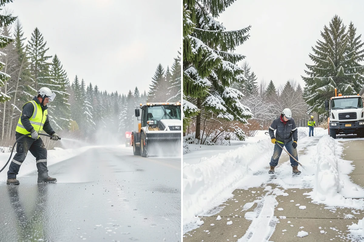 Condominium Deicing in Mount Vernon, Skagit County, WA - Identify main entrances, ramp thresholds, and shared walk segments