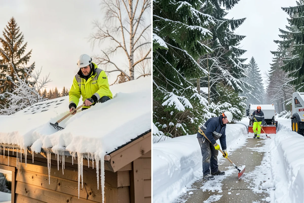 Condominium Deicing in Normandy Park, King County, WA - Identify main entrances, ramp thresholds, and shared walk segments